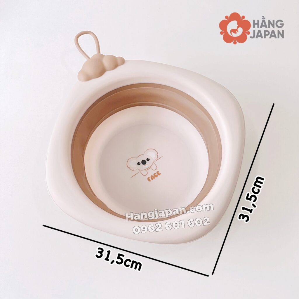 Chậu rửa mặt gấp gọn hình Face, Foot 43 Chậu Rửa Mặt Gấp Gọn Hình Face, Foot (4)