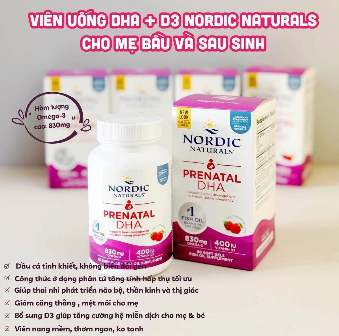 DHA Nordic dành cho mẹ bầu/ sau sinh DHA Nordic dành cho mẹ bầu/ sau sinh