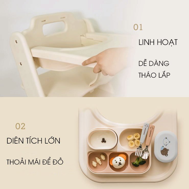 Ghế ăn dặm cao cấp Dono&Dono 42 Ghế ăn Dặm Cao Cấp Dono&dono (2)