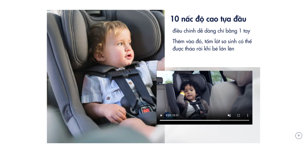 Ghế ngồi ô tô Nuna Rava 33 Ghế Ngồi ô Tô Nuna Rava (2)