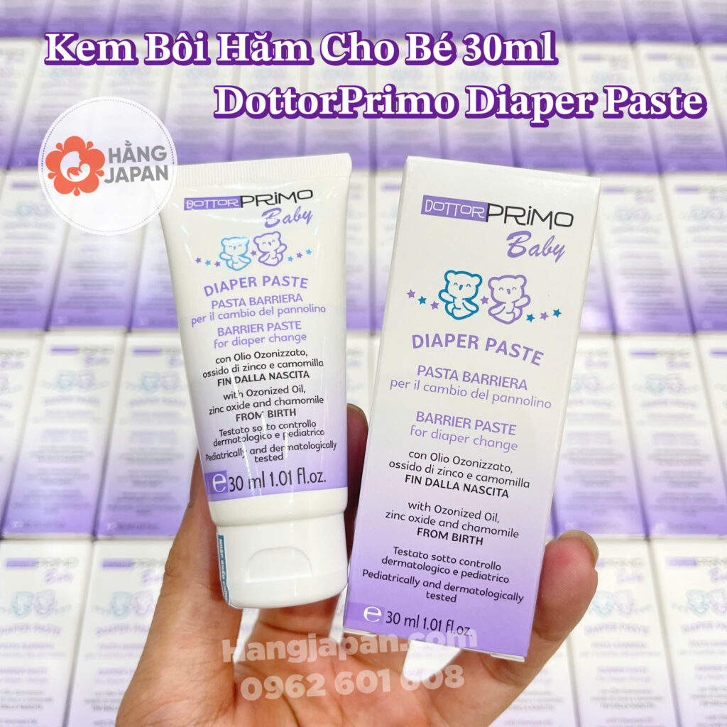 Kem bôi hăm Dottor Primo baby Ý 30ml 0M+ 10 Kem Bôi Hăm Dottor Primo Baby Ý 30ml 0m+ (3)