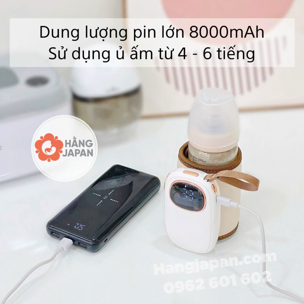 Máy hâm sữa di động tích điện Lavita 8000mAh 24 Máy Hâm Sữa Di động Tích điện Lavita 8000mah (8)