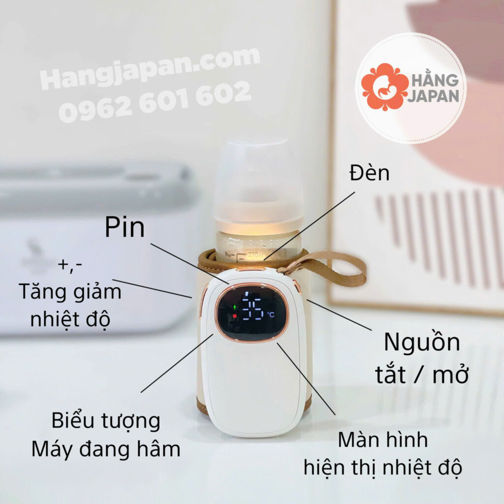 Máy hâm sữa di động tích điện Lavita 8000mAh 25 Máy Hâm Sữa Di động Tích điện Lavita 8000mah (9)