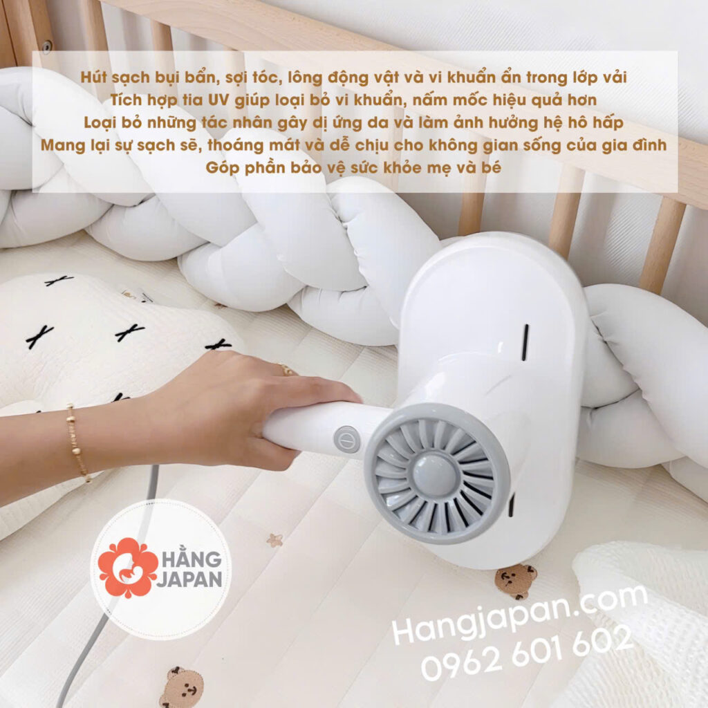 Máy Hút Bụi Giường Nệm Moaz Bébé Mb108 (4)