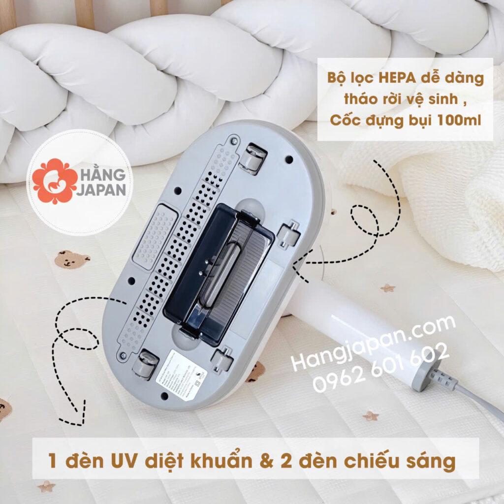 Máy Hút Bụi Giường Nệm Moaz Bébé Mb108 (8)