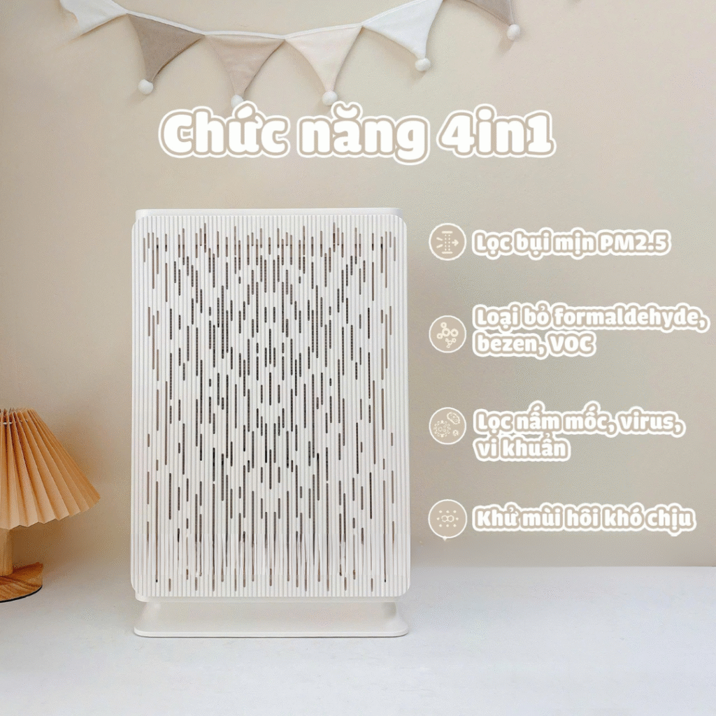 Máy lọc không khí cao cấp Moaz BéBé MB112 14 Máy Lọc Không Khí Cao Cấp Moaz Bébé Mb112 (2)