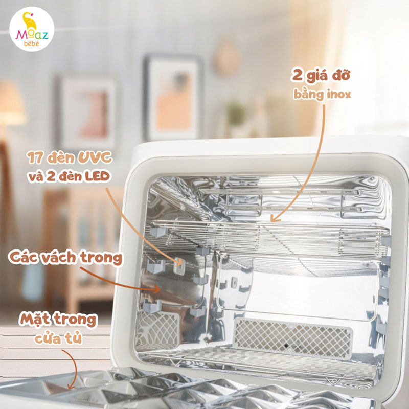 Máy tiệt trùng sấy khô bình sữa bằng tia UVC-ION Moaz BéBé MB089 17 Máy Tiệt Trùng Sấy Khô Bình Sữa Bằng Tia Uvc ion Moaz Bébé Mb089 (1)