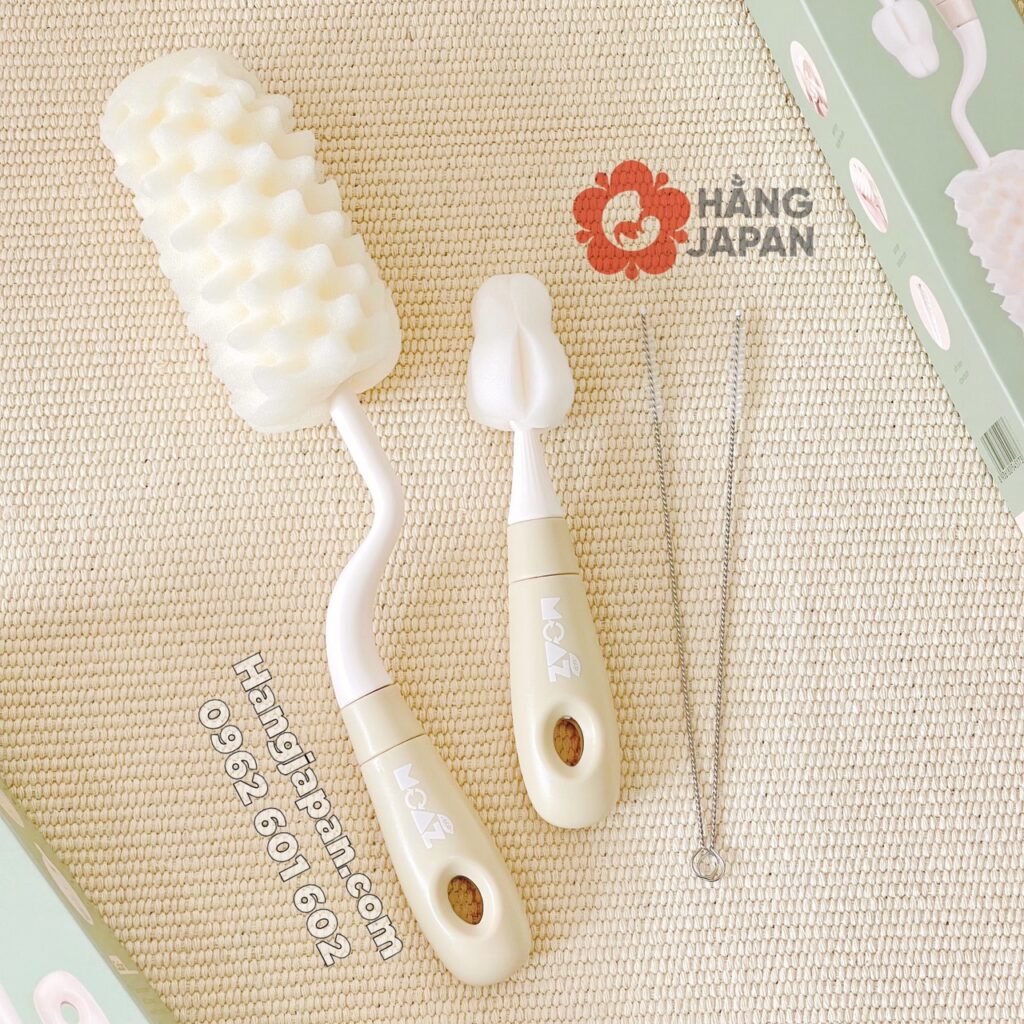 Moazbebe Eco Bộ cọ rửa bình sữa 38 Moazbebe Eco Bộ Cọ Rửa Bình Sữa (11)