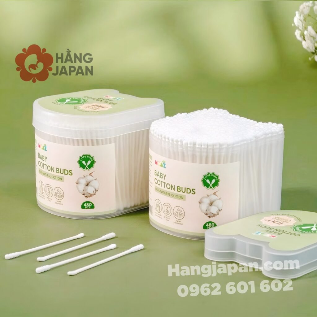 Moazbebe Eco Tăm bông dành cho trẻ em 52 Moazbebe Eco Tăm Bông Dành Cho Trẻ Em (10)