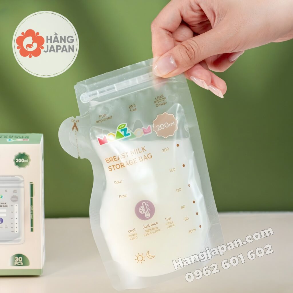 Moazbebe Eco Túi trữ sữa 20 Moazbebe Eco Túi Trữ Sữa (9)