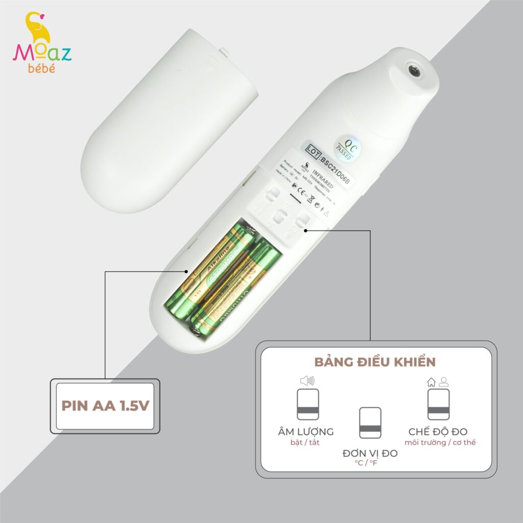 Nhiệt kế hồng ngoại đa năng Moaz BéBé MB024 26 Nhiệt Kế Hồng Ngoại đa Năng Moaz Bébé Mb024 (8)