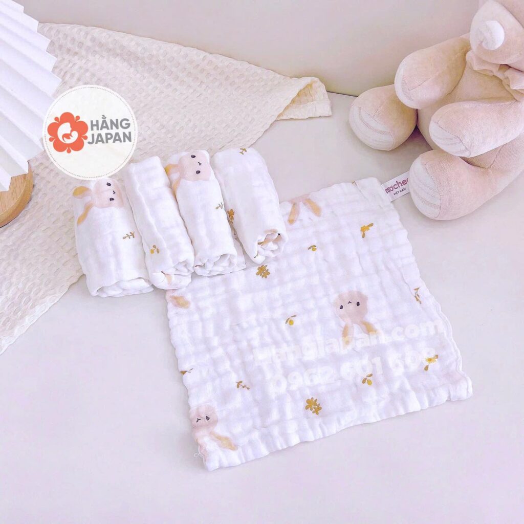 Set 5 khăn sữa xô xù 6 lớp Mochee 15 Set 5 Khăn Sữa Xô Xù 6 Lớp Mochee (4)