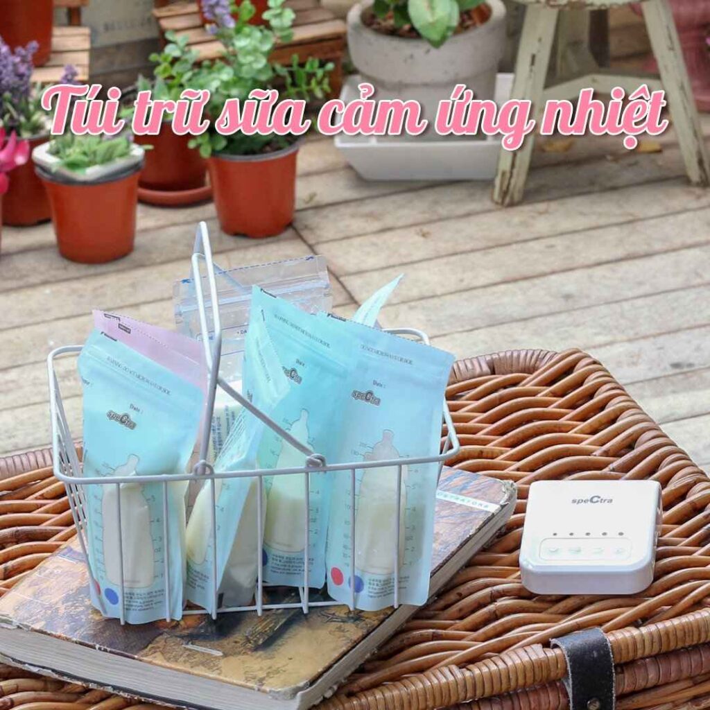 Túi trữ sữa cảm ứng nhiệt Spectra 200ml 12 Túi Trữ Sữa Cảm ứng Nhiệt Spectra 200ml (1)