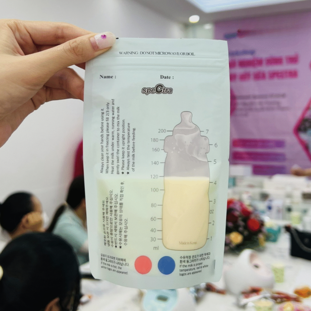 Túi trữ sữa cảm ứng nhiệt Spectra 200ml 11 Túi Trữ Sữa Cảm ứng Nhiệt Spectra 200ml (4)