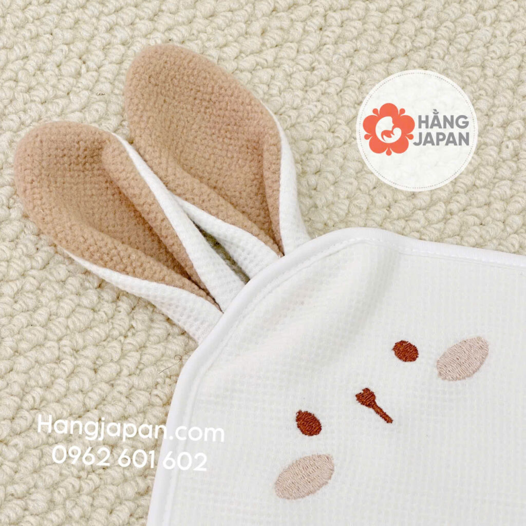 Ủ choàng Mochee Cotton Jacquard thêu thỏ, cừu 18 Ủ Choàng Mochee Cotton Jacquard Thêu Thỏ, Cừu (8)