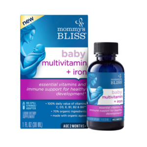 Vitamin tổng hợp hữu cơ kèm sắt Mommy Bliss 30ml