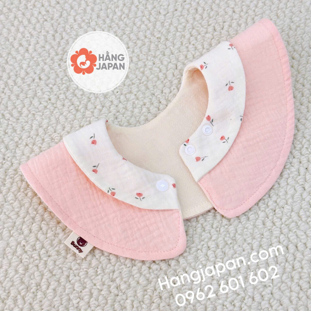 Yếm tròn cổ sen cotton hoạ tiết Bunny 38 Yếm Tròn Cổ Sen Cotton Hoạ Tiết Bunny (11)
