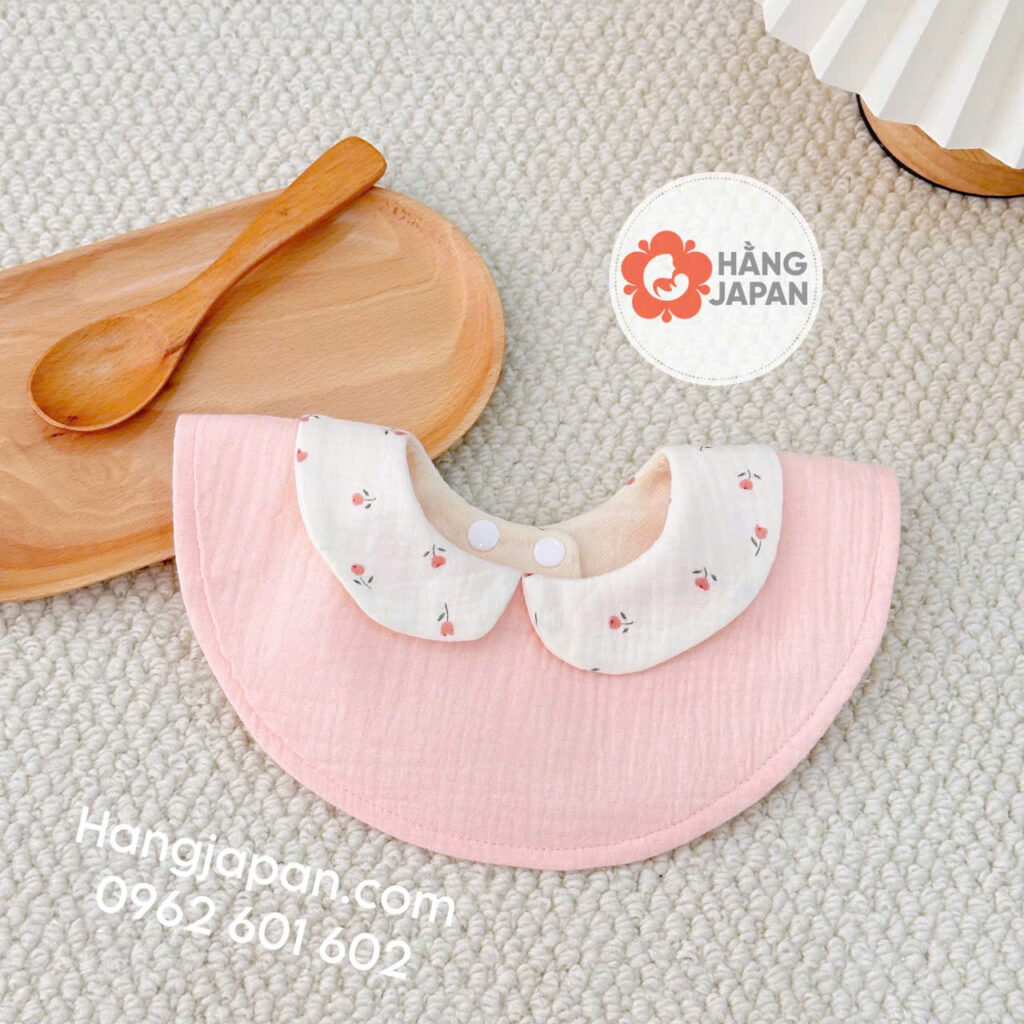 Yếm tròn cổ sen cotton hoạ tiết Bunny 34 Yếm Tròn Cổ Sen Cotton Hoạ Tiết Bunny (6)