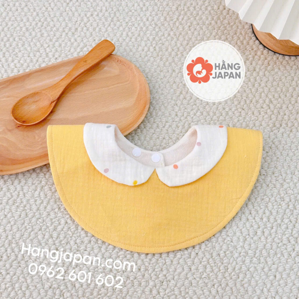 Yếm tròn cổ sen cotton hoạ tiết Bunny 35 Yếm Tròn Cổ Sen Cotton Hoạ Tiết Bunny (7)