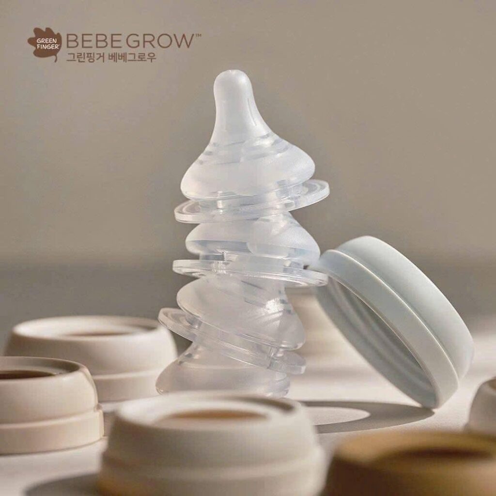 Bình sữa BeBeGrow Green Finger CÚN CON MÀU BE 21 Bình Sữa Bebegrow Green Finger CÚn Con MÀu Be (3)