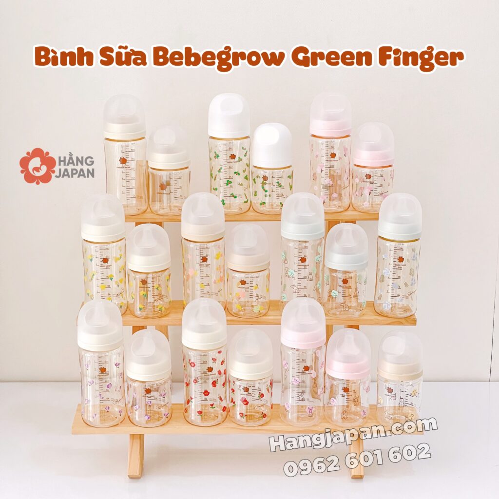 Bình sữa BeBeGrow Green Finger CÚN CON MÀU BE 16 Bình Sữa Bebegrow Green Finger CÚn Con MÀu Be (5)