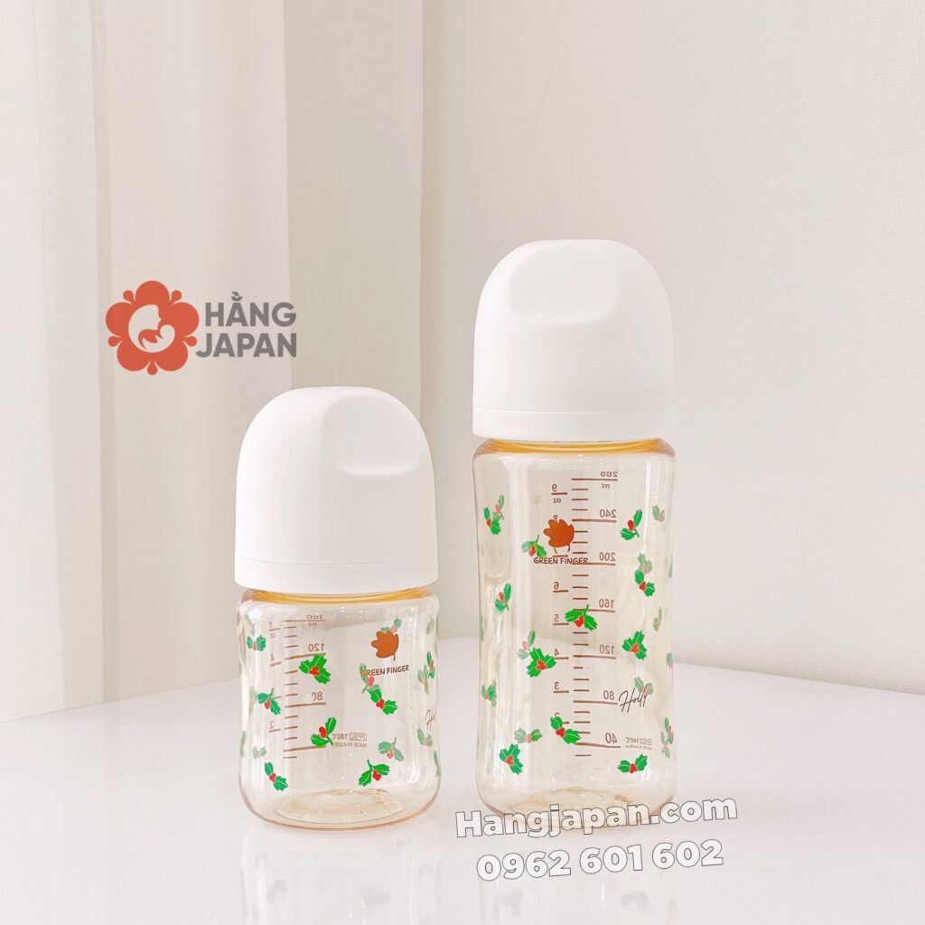 Bình sữa BeBeGrow Green Finger Holly CÂY Ô RÔ XANH LÁ 17 Bình Sữa Bebegrow Green Finger Holly CÂy Ô RÔ Xanh LÁ (3)
