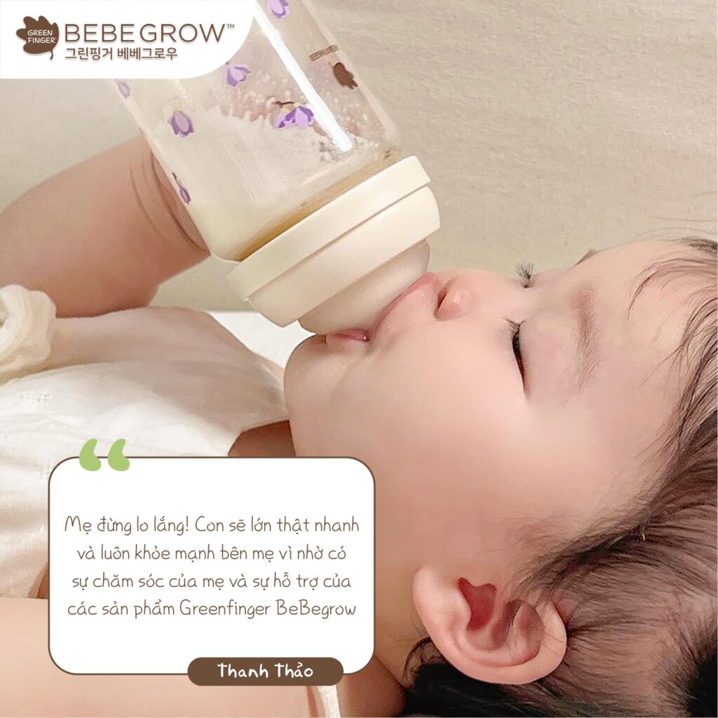 Bình sữa BeBeGrow Green Finger Magnolia HOA MỘC LAN TÍM 32 Bình Sữa Bebegrow Green Finger Magnolia Hoa MỘc Lan TÍm (17)