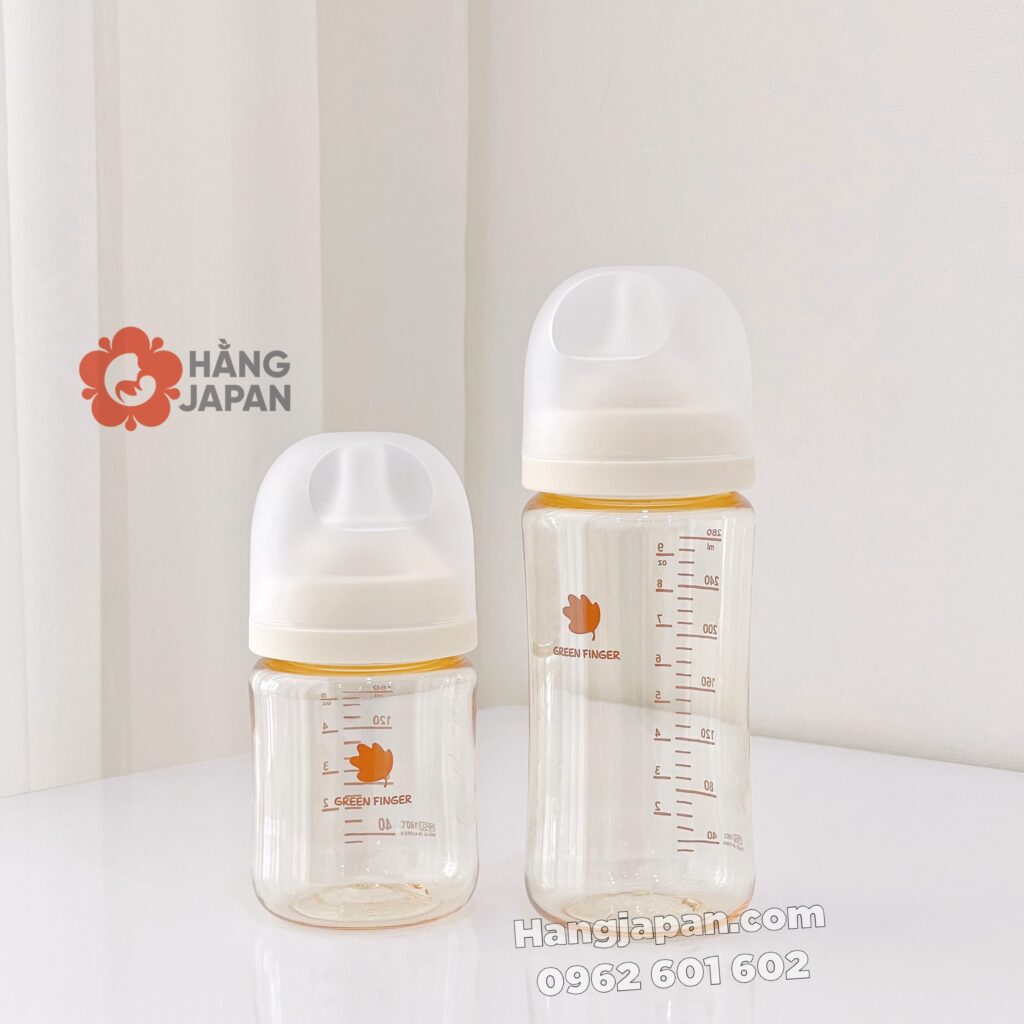 Bình sữa BeBeGrow Green Finger màu KEM 30 Bình Sữa Bebegrow Green Finger Màu Kem (10)