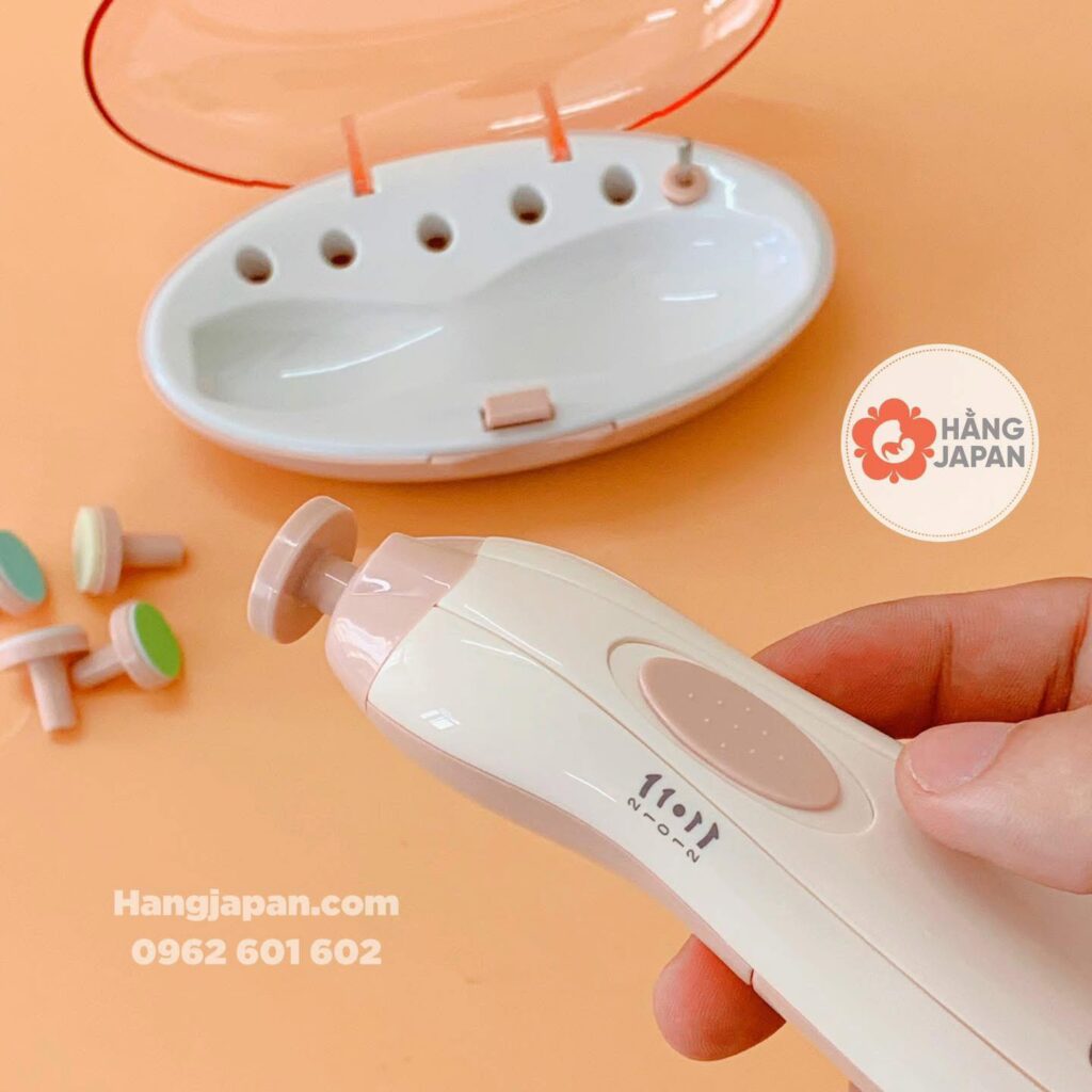 Bộ dũa móng baby Combi dùng pin 48 Bộ Dũa Móng Baby Combi Dùng Pin (7)
