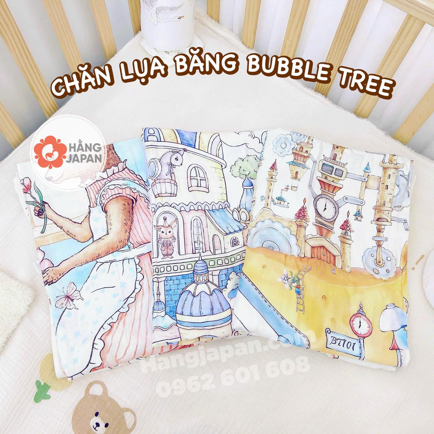 Chăn Rayon Lụa Băng Bubble Tree Chăn Rayon Lụa Băng Bubble Tree
