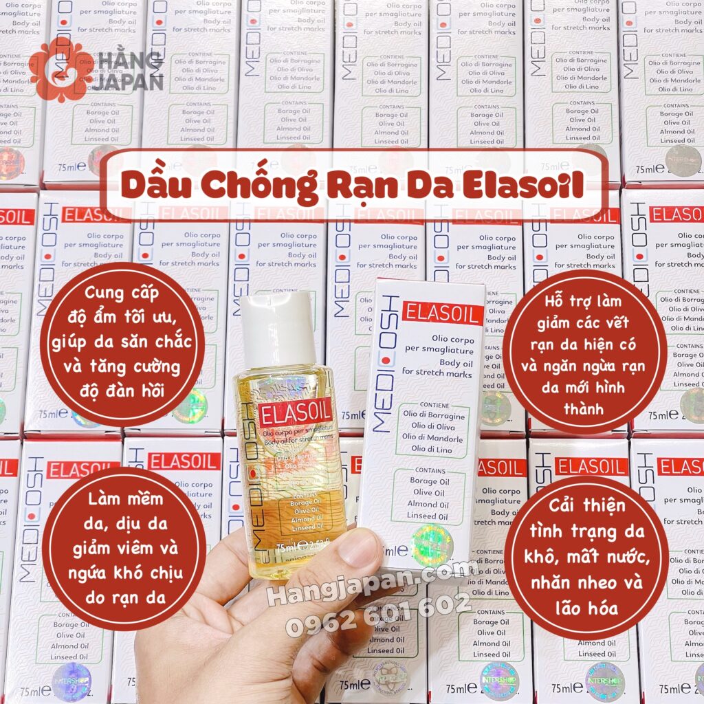 Dầu chống rạn da Medicosh Elasoil 75ml 11 Dầu Chống Rạn Da Medicosh Elasoilmedicosh Elasoil 75ml (2)