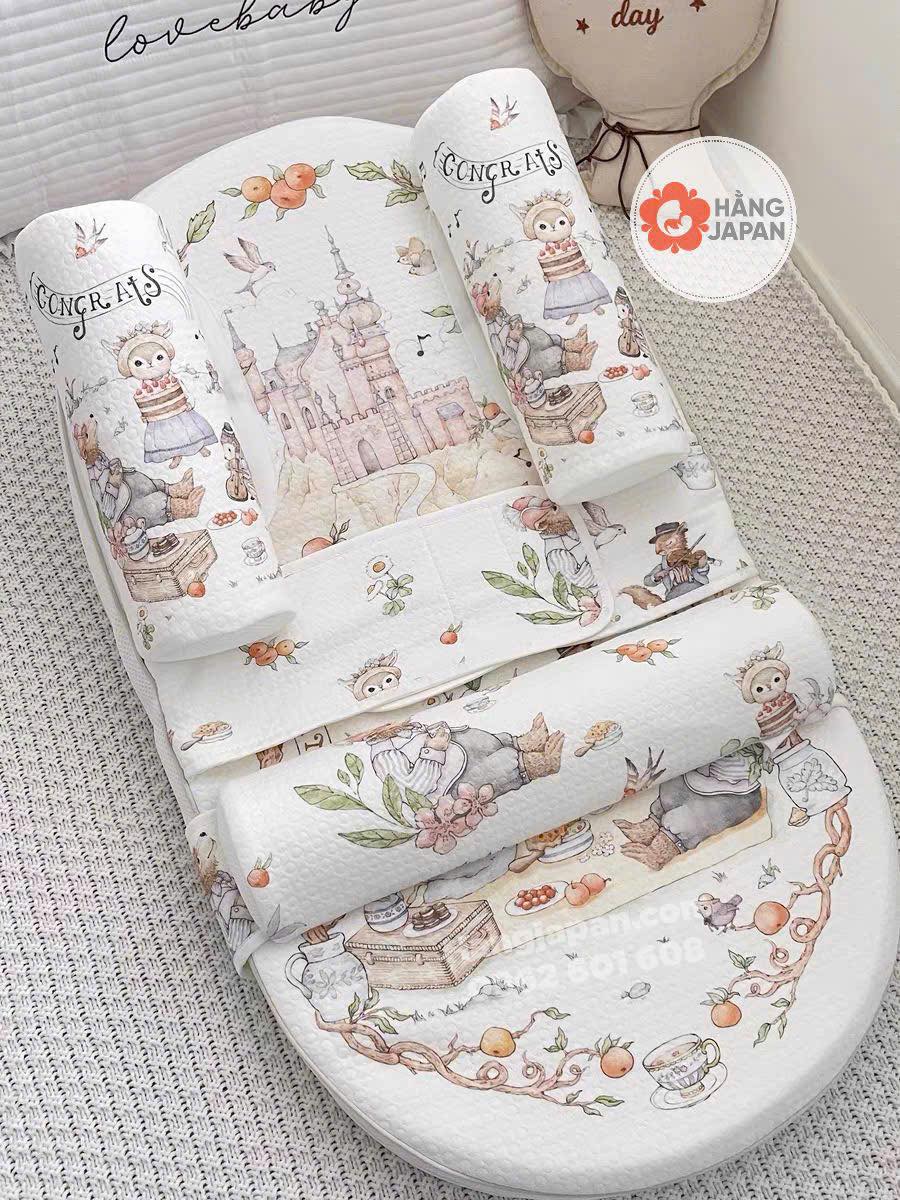 Đệm Gối Chặn (Gối nằm hình dọc) Bubble Tree Đệm Gối Chặn (Gối nằm hình dọc) Bubble Tree
