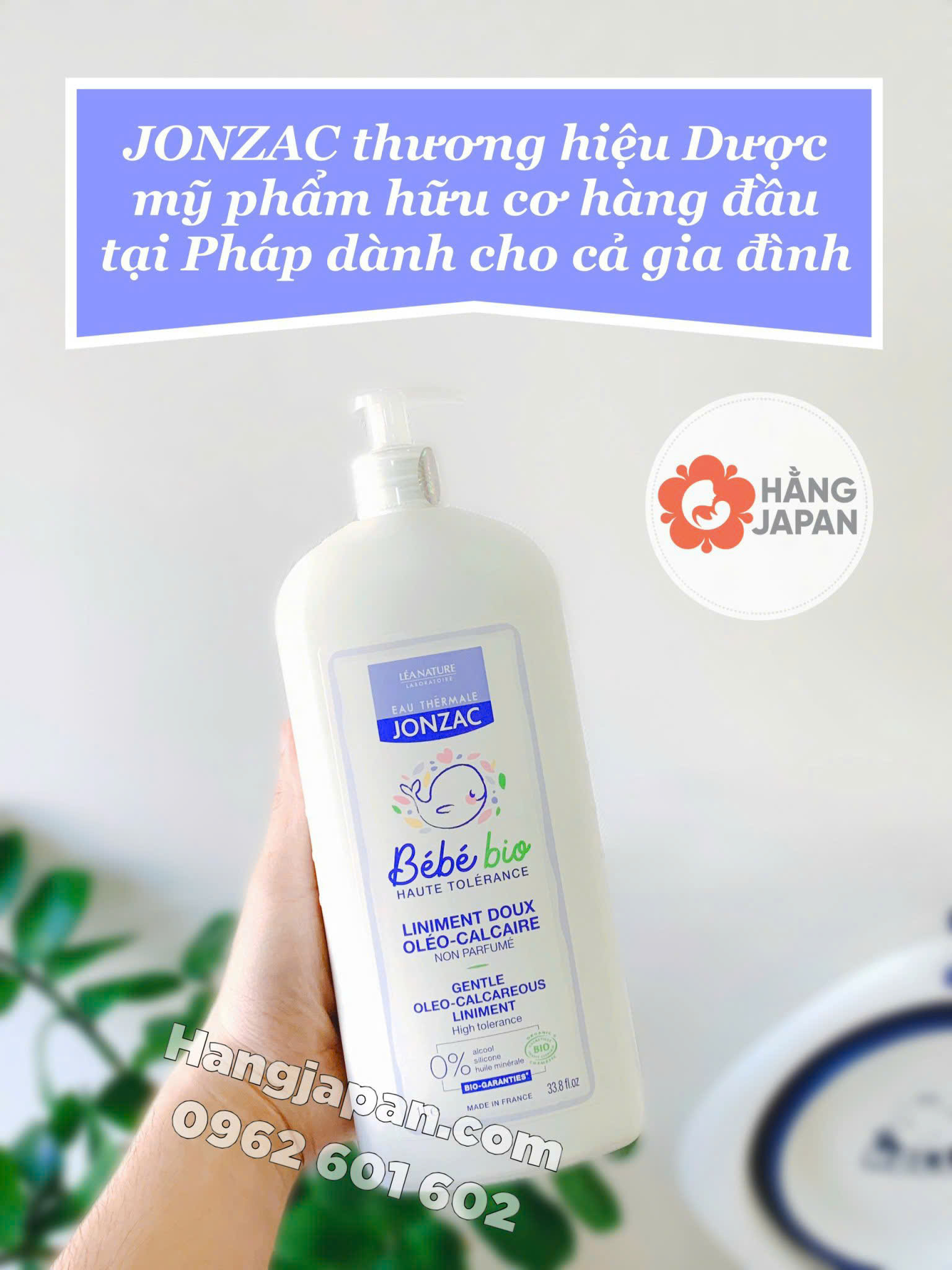 Dung dịch làm sạch vùng mặc tã Jonzac cho bé 30 Dung Dịch Làm Sạch Vùng Mặc Tã Jonzac Cho Bé (2)