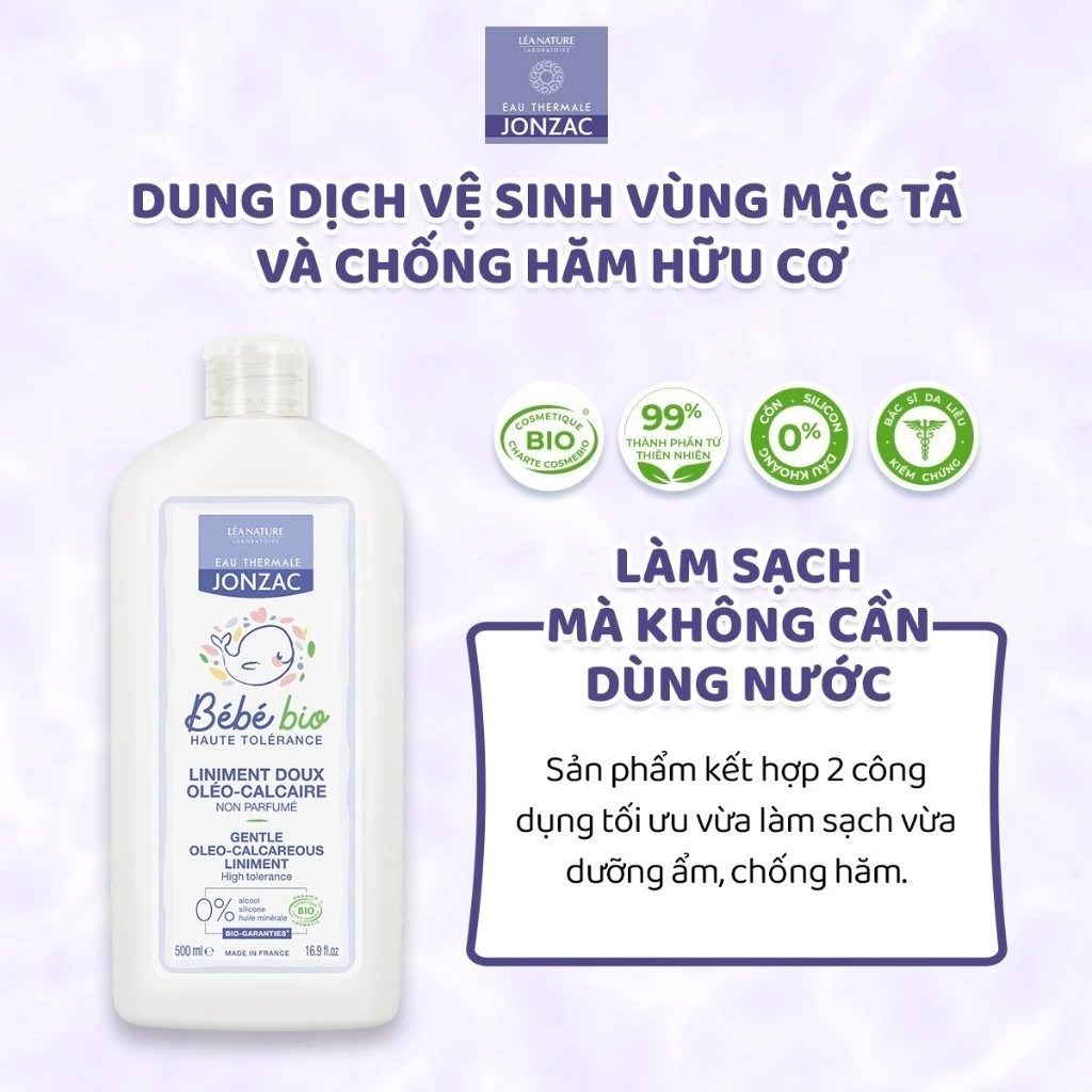 Dung dịch làm sạch vùng mặc tã Jonzac cho bé 28 Dung Dịch Làm Sạch Vùng Mặc Tã Jonzac Cho Bé (7)