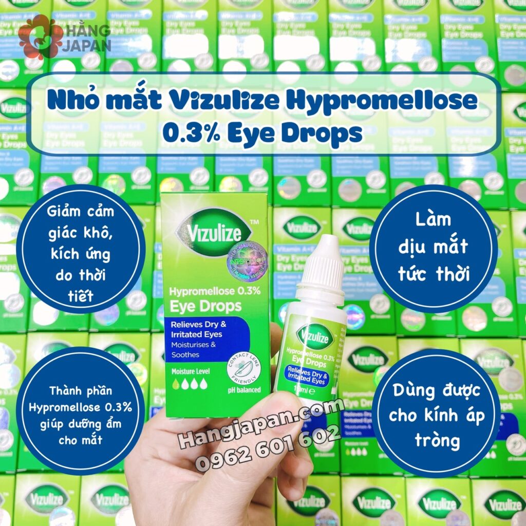 Dung dịch nhỏ mắt Vizulize Vitamin A & E 10ml 14 Dung Dịch Nhỏ Mắt Vizulize Vitamin A & E 10ml (5)