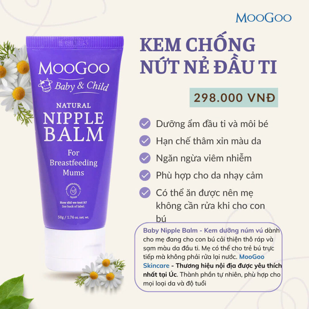 Kem dưỡng chống nứt đầu ti cho mẹ Moogoo 50gr 12 Kem Dưỡng Chống Nứt đầu Ti Cho Mẹ Moogoo 50gr (7)