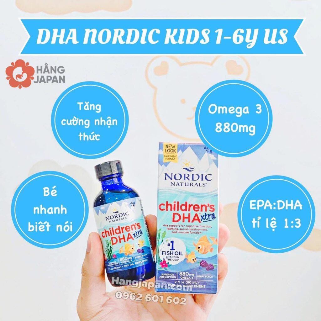 Nordic Naturals Dha Xtra Dạng Giọt Children's 1 6y (60ml) (8)