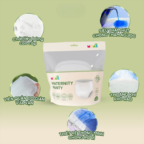Quần bỉm sau sinh cho mẹ Moazbebe Eco 3c/bịch 15 Quần Bỉm Sau Sinh Cho Mẹ Moazbebe Eco 3cbịch (2)