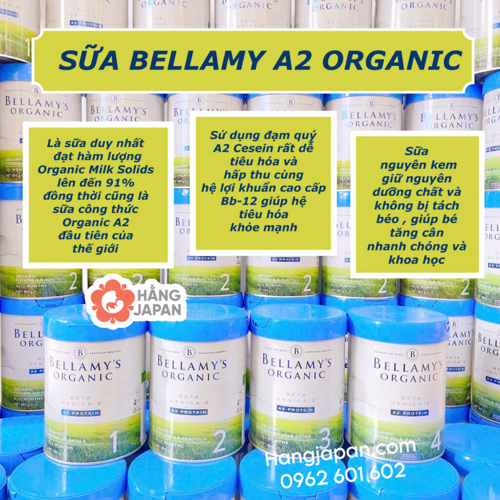 Sữa bột hữu cơ Bellamy's Organic 800g 36 Sữa Bột Hữu Cơ Bellamy's Organic 800g (3)