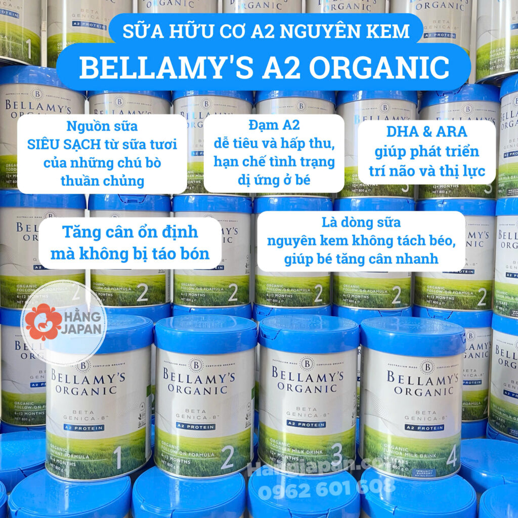 Sữa bột hữu cơ Bellamy's Organic 800g 29 Sữa Bột Hữu Cơ Bellamy's Organic 800g (7)