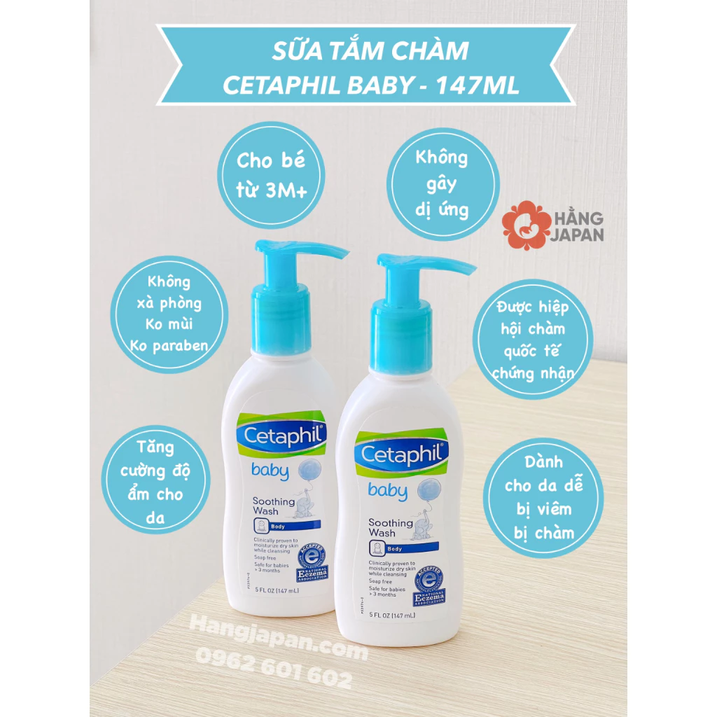 Sữa tắm chàm cho bé Cetaphil Eczema Soothing Wash 147ml 11 Sữa Tắm Chàm Cho Bé Cetaphil Eczema Soothing Wash 147ml (7)