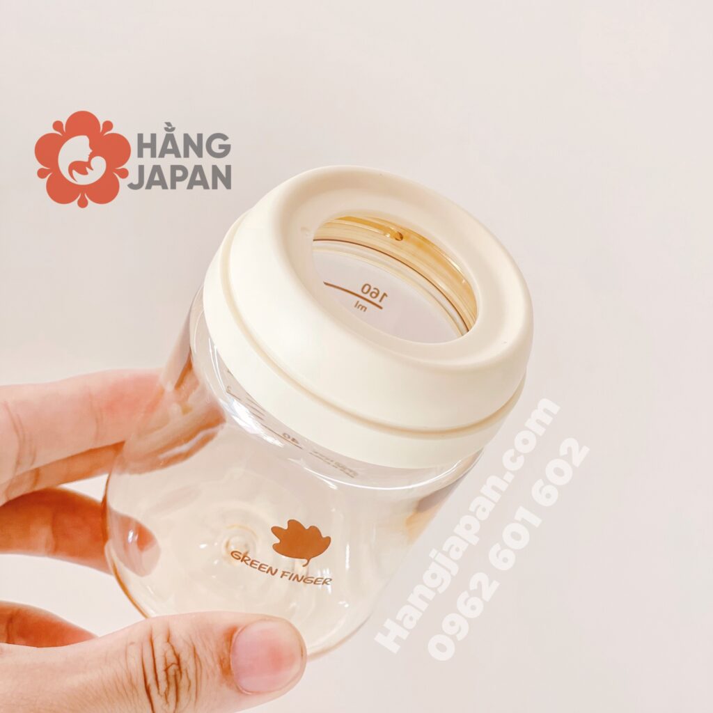 Bình sữa BeBeGrow Green Finger màu KEM XANH SET ĐÔI ( không núm) 19 Bình Sữa Bebegrow Green Finger Màu Kem Xanh Set ĐÔi ( Không Núm) (2)