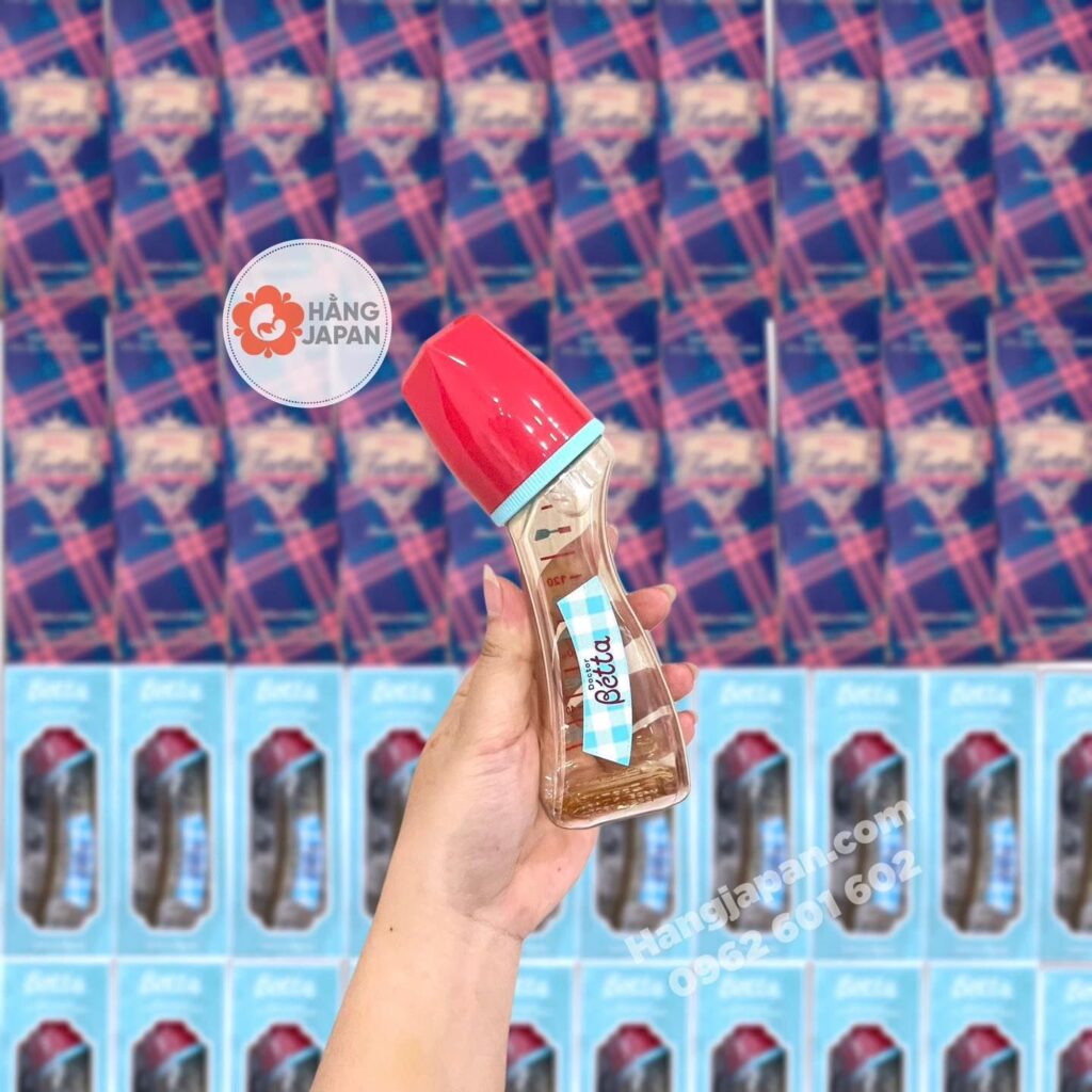 Bình sữa Betta PPSU cổ hẹp 120ml Gingham đỏ 25 Bình Sữa Betta Ppsu Cổ Hẹp 120ml Gingham đỏ (1)