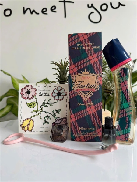 Bình sữa Betta PPSU cổ hẹp 240ml Sọc Tartan 29 Bình Sữa Betta Ppsu Cổ Hẹp 240ml Sọc Tartan (7)