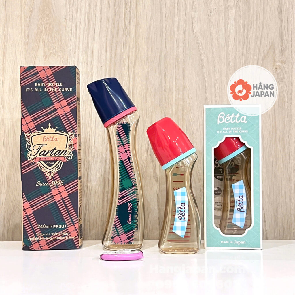 Bình sữa Betta PPSU cổ hẹp 240ml Sọc Tartan 30 Bình Sữa Betta Ppsu Cổ Hẹp 240ml Sọc Tartan (8)