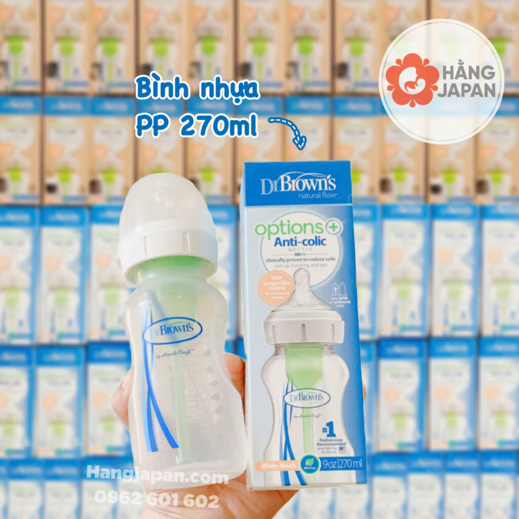 Bình sữa nhựa cổ rộng Dr Browns Options+ 20 Bình Sữa Nhựa Cổ Rộng Dr Browns Options+ (5)