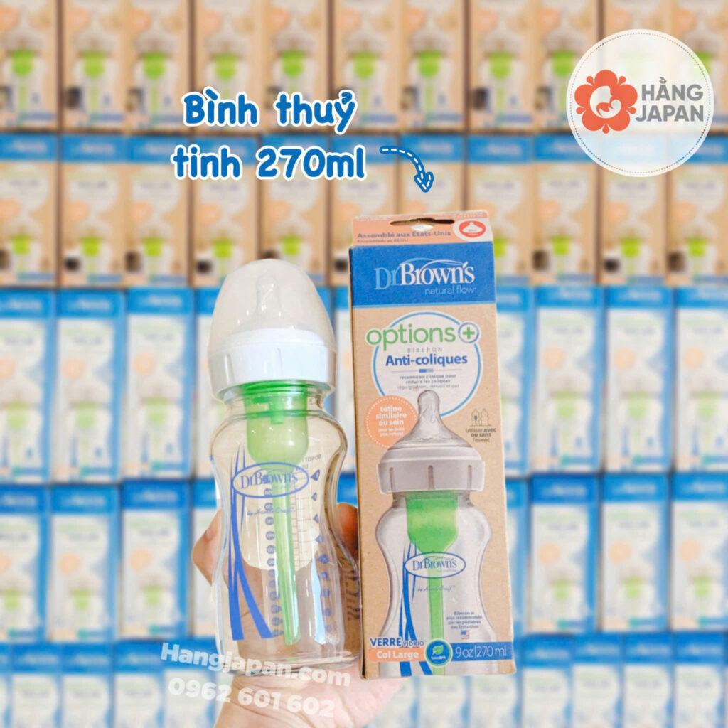 Bình sữa thủy tinh cổ rộng Dr Browns Options+ 21 Bình Sữa Thủy Tinh Cổ Rộng Dr Browns Options+ (4)