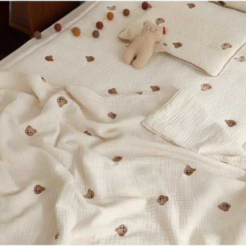 Chăn gạc 6 lớp gấu nâu Choco Chezbebe 85*135cm 23 Chăn Gạc 6 Lớp Gấu Nâu Choco Chezbebe 85135cm (4)