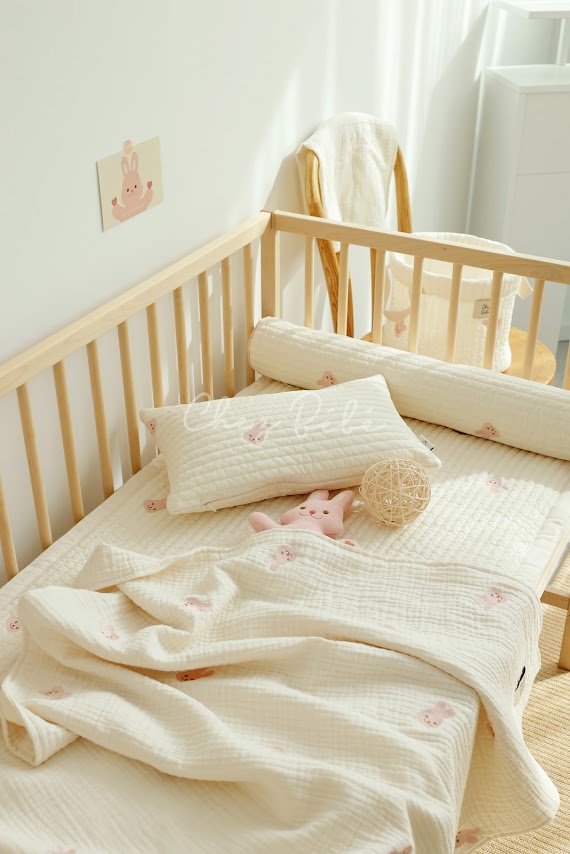 Chăn gạc 6 lớp thỏ Chezvit Chezbebe 85*135cm 22 Chăn Gạc 6 Lớp Thỏ Chezvit Chezbebe 85135cm (3)