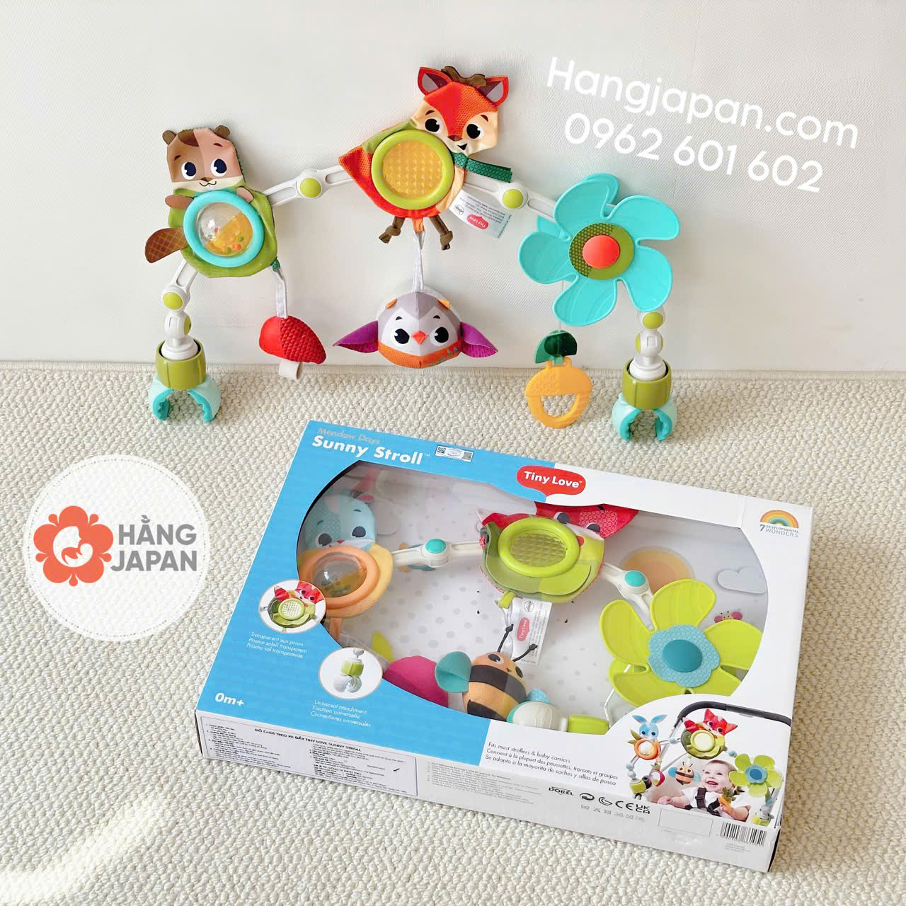 Đồ chơi treo xe đẩy Tiny Love Sunny Stroll – Meadow Days Đồ chơi treo xe đẩy Tiny Love Sunny Stroll – Meadow Days